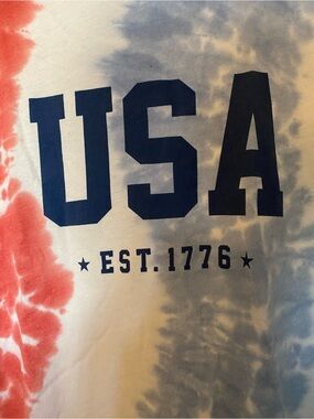 (USA) Maurices Tie-Dye Red, White & Blue